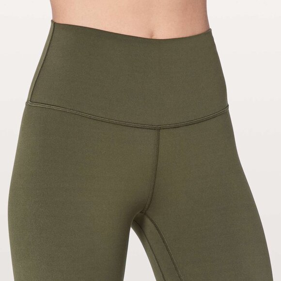 Lululemon Align Crop *21" Dark Olive - Picture 3 of 8